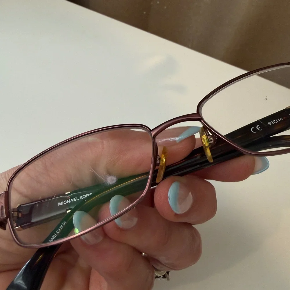 Michael Kors MK338 Burgundy Tortoise Rectangular Eyeglasses‎ Frames 52-16-135